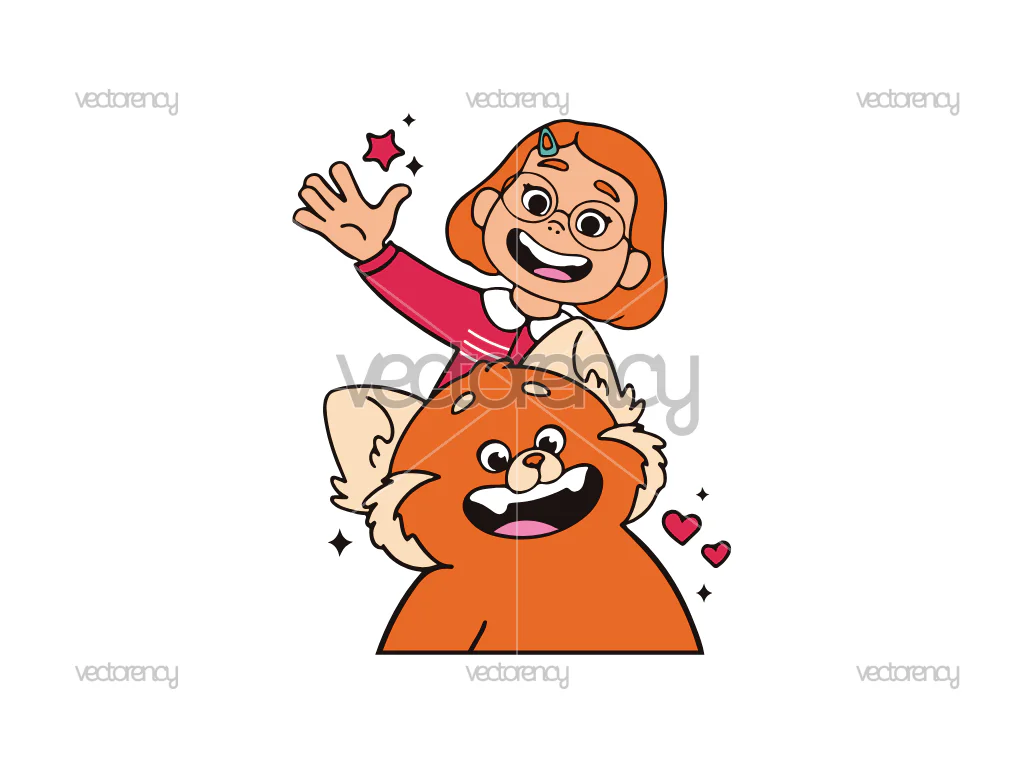 Turning Red Mei Lee SVG Red Panda