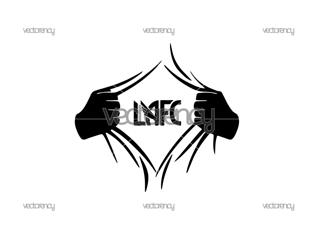 LAFC Superman Rip SVG PNG Vector