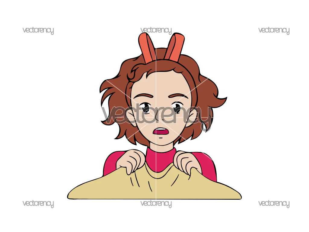 The Secret World of Arrietty SVG Ghibli Studio Clipart Image PNG