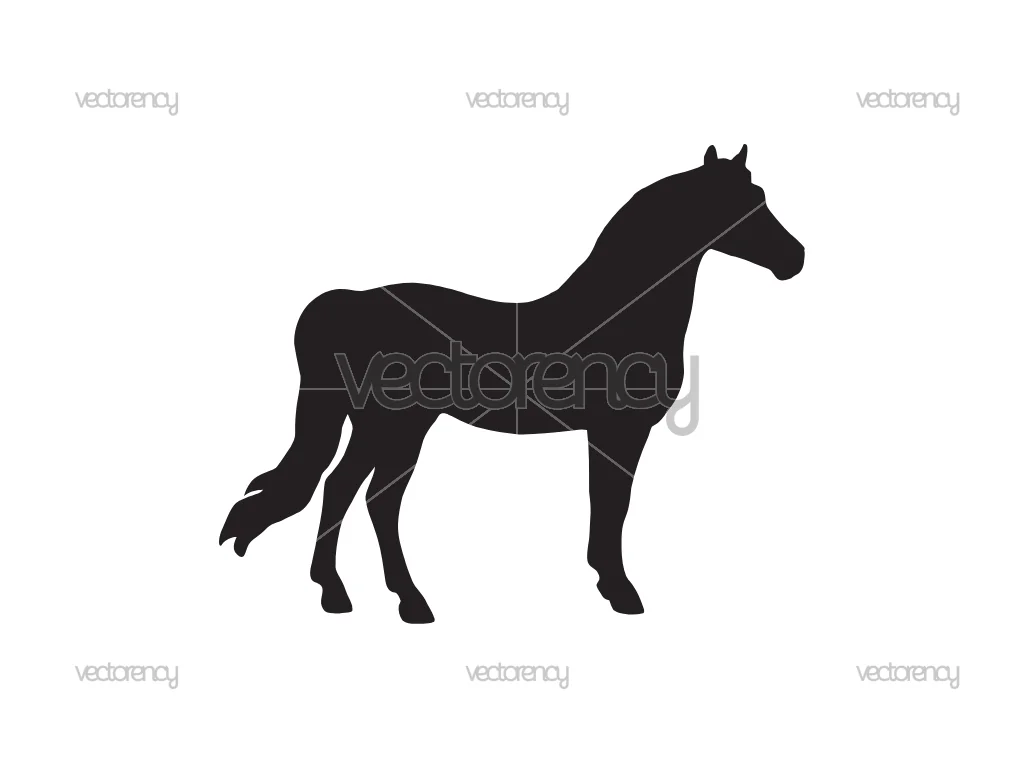Horse Silhouette SVG Free