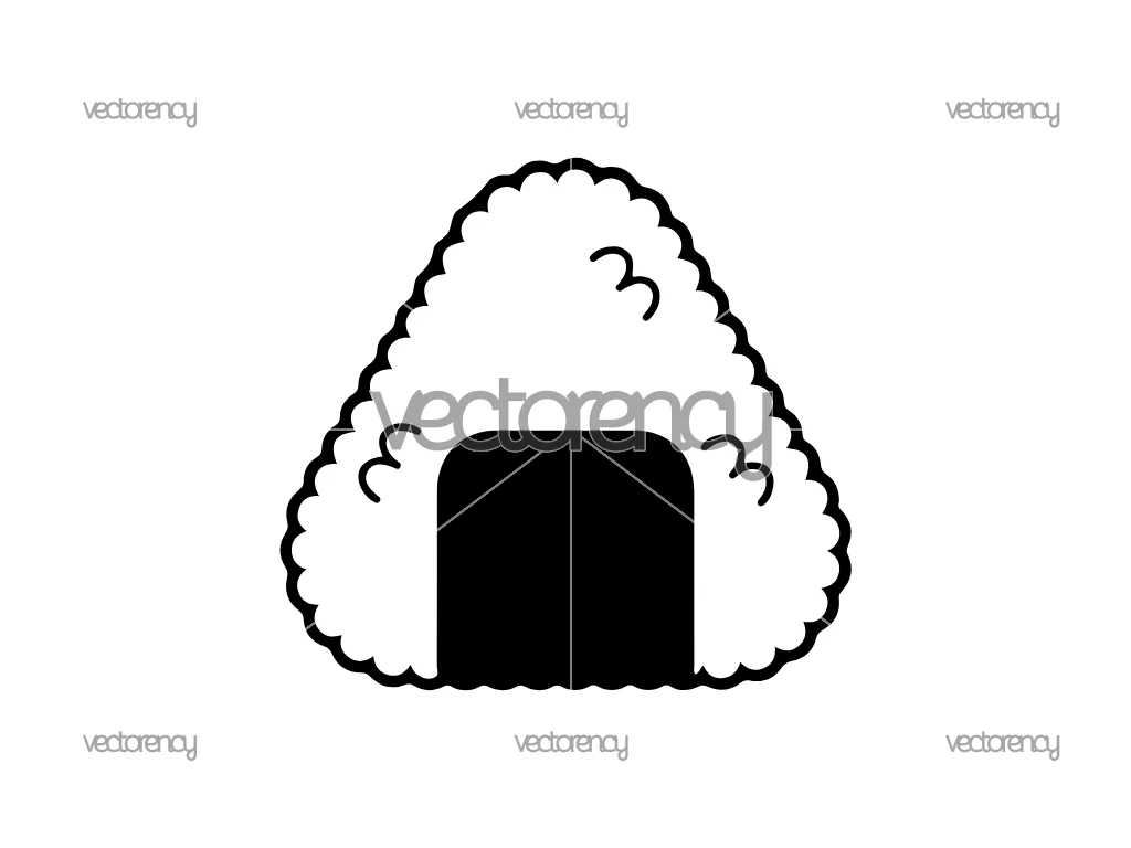 Onigiri Japanese Vector SVG