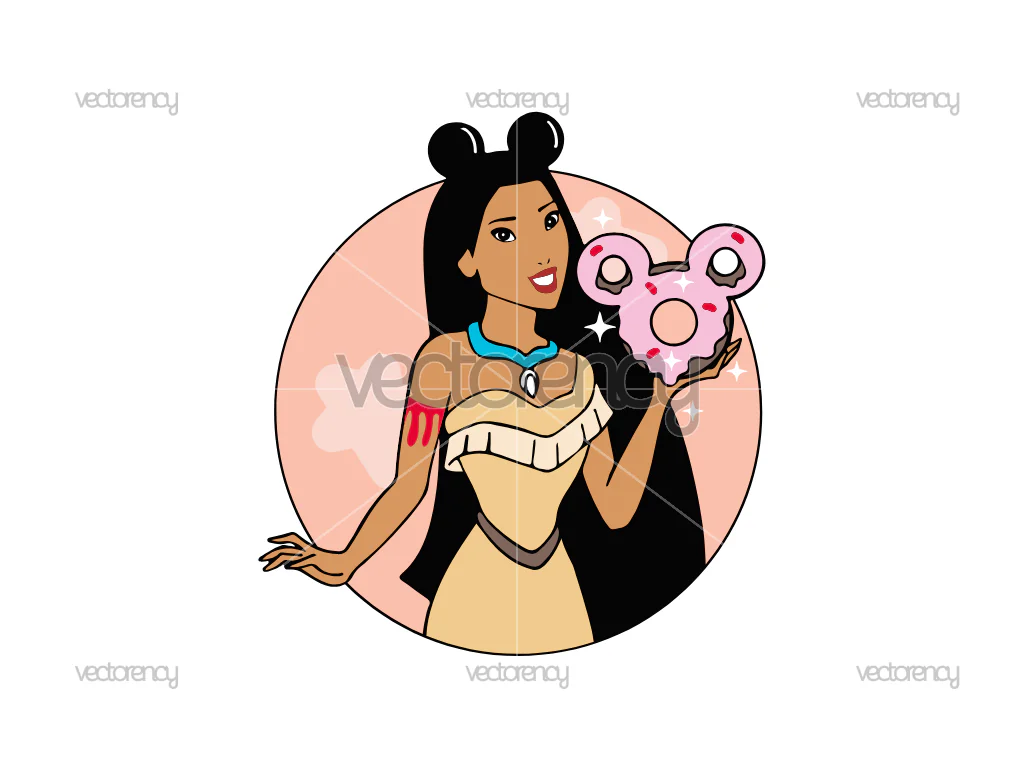 Pocahontas PNG File SVG Disneyland Snacks