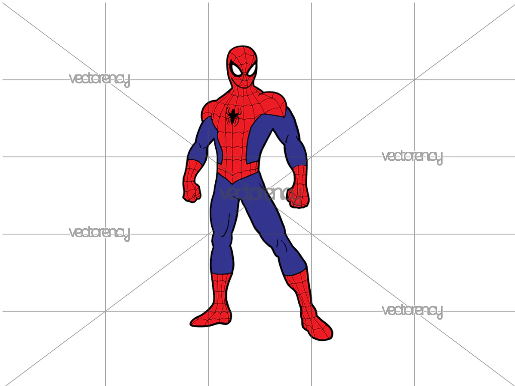 Clipart Spiderman SVG