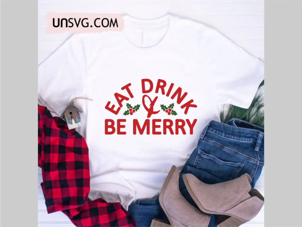 Eat Drink and Be Merry SVG Cut File