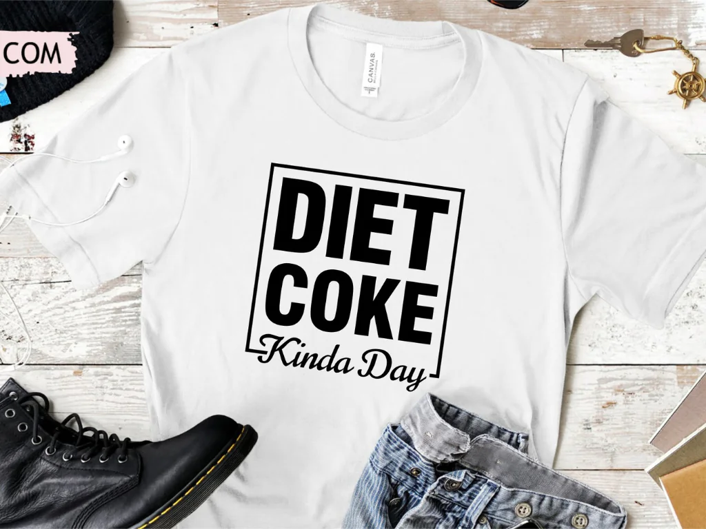 Diet Coke Kinda Day Peace Love Diet Coke SVG Cut File