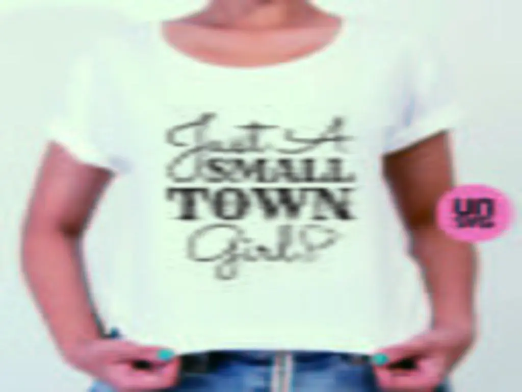 Just a Small Town Girl SVG