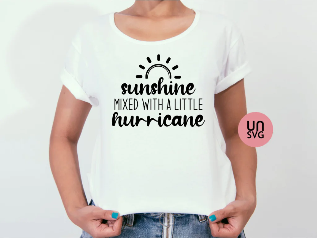 Sunshine Mixed With A Little Hurricane SVG Cut File