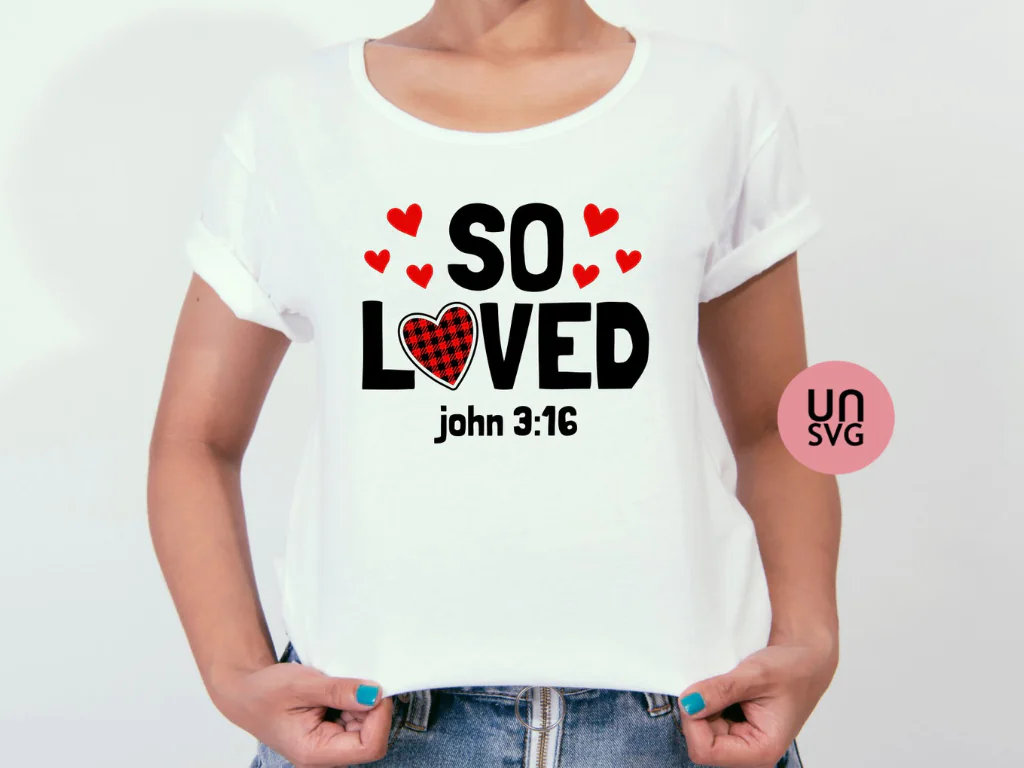 So Loved John 316 SVG Digital Cut File