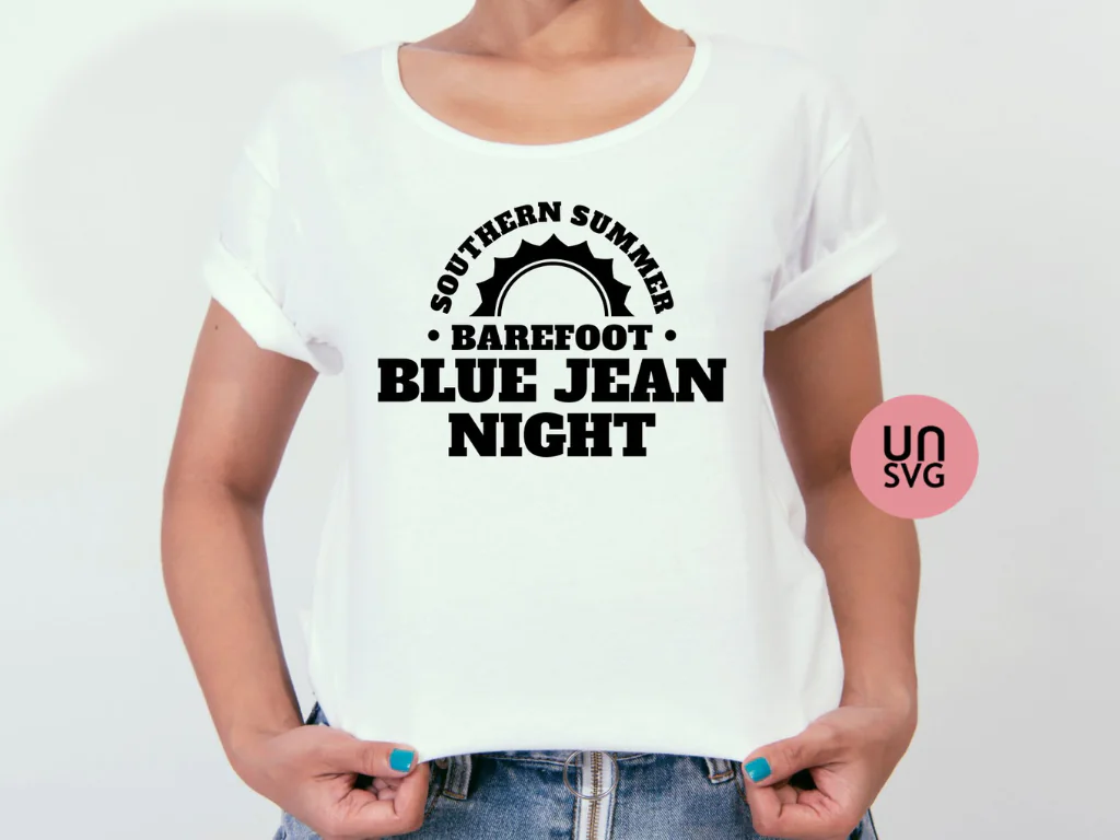 Barefoot Blue Jean Night SVG