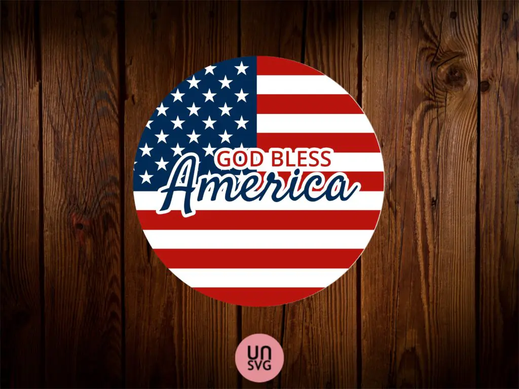 God Bless America – 4th Of July Sign