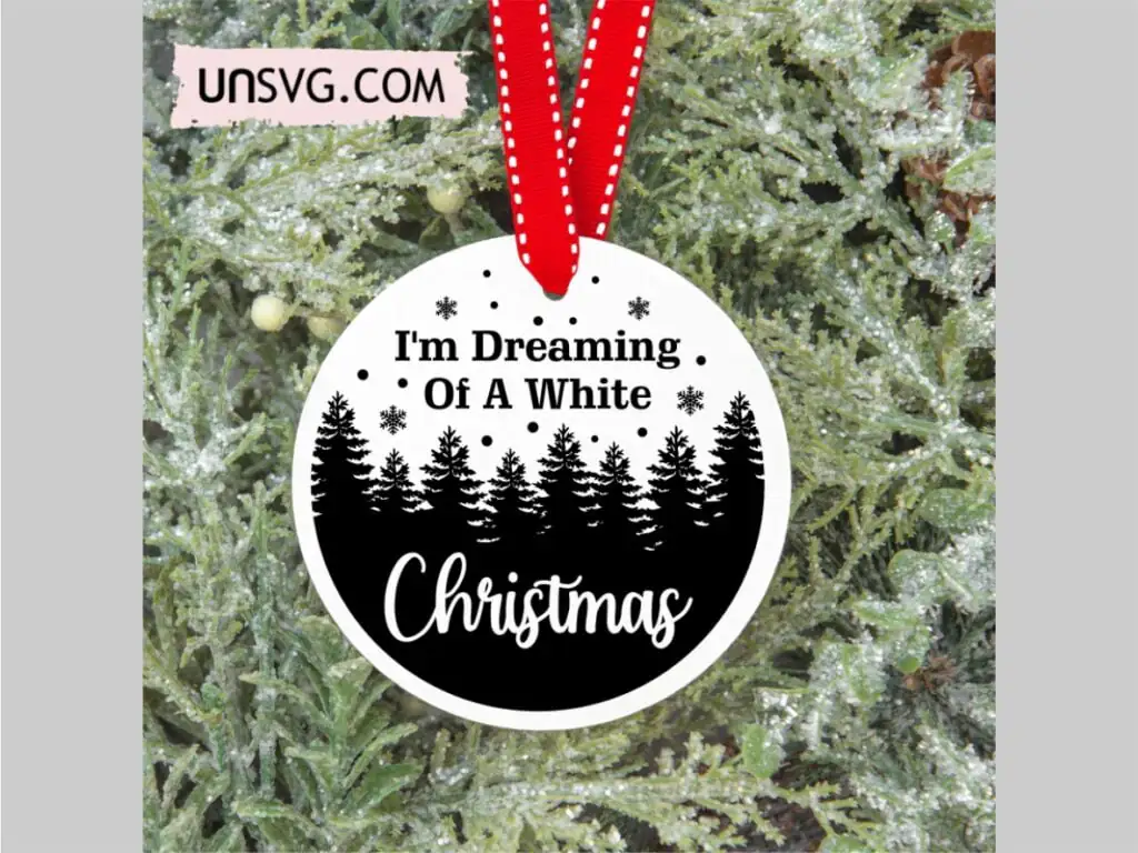 I’m Dreaming Of A White Christmas SVG