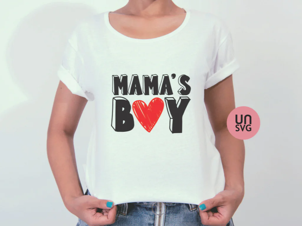 Mama’s Boy SVG, Valentine’s Day