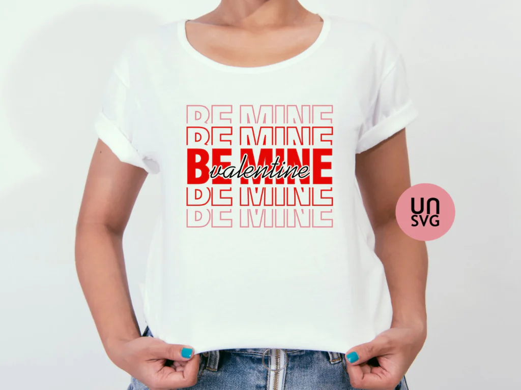 Be Mine Valentine Retro SVG, Valentine’s Day SVG