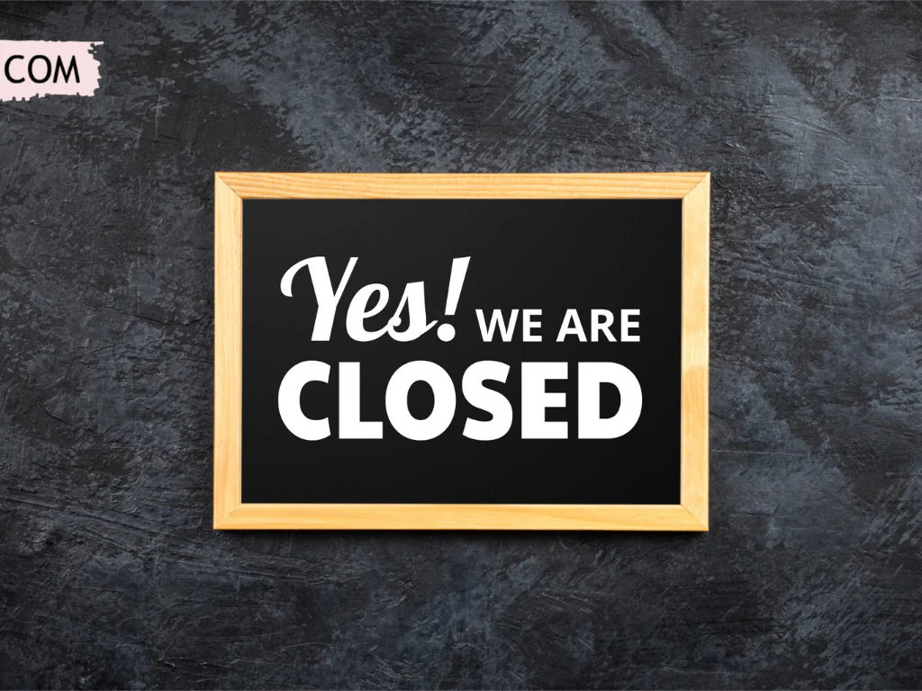 Yes We Are Close Sign SVG for Shop Cafe Door Sign Decor