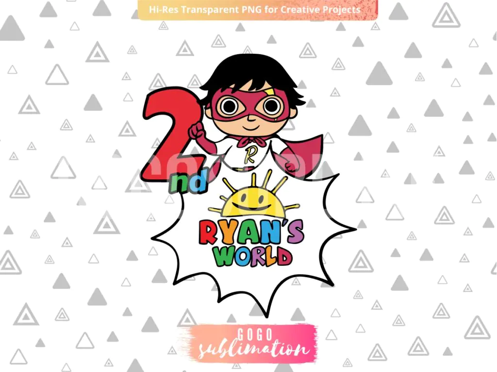 Ryan’s World Birthday 2nd Boy Printable