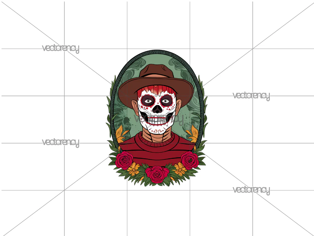 Freddy Krueger Illustration PNG File