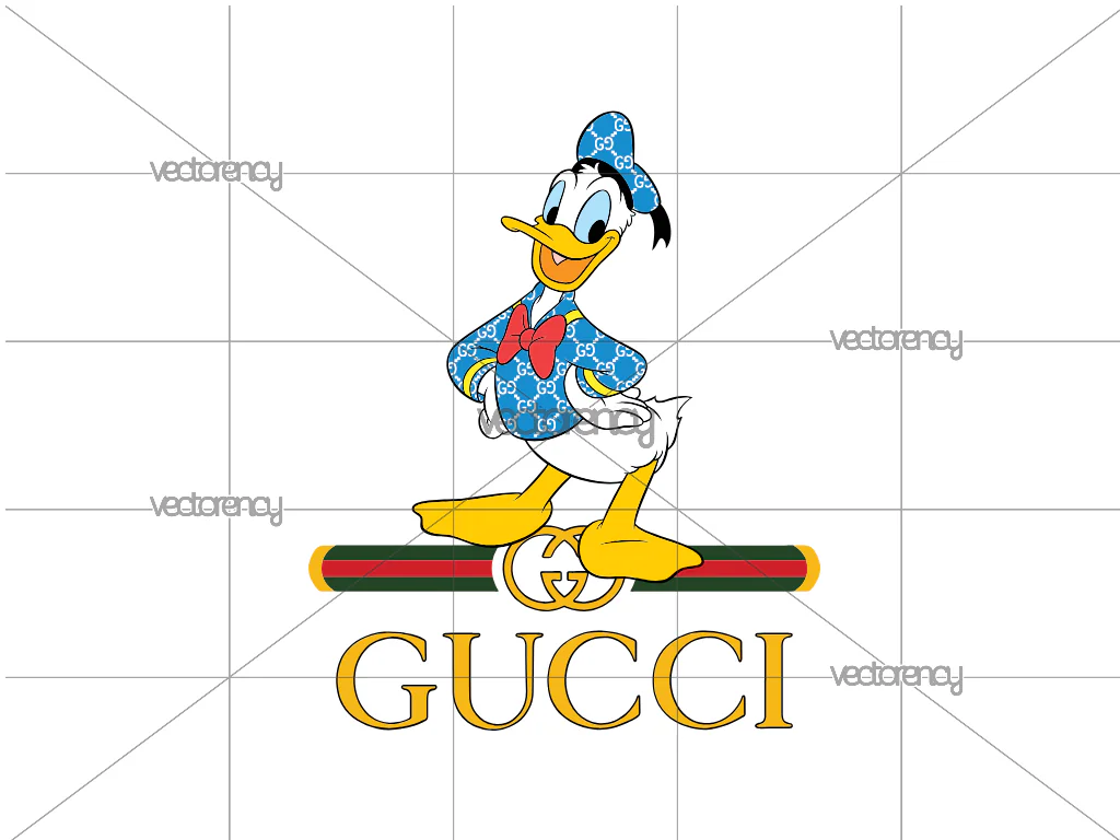 Donald Duck Gucci for DTF File