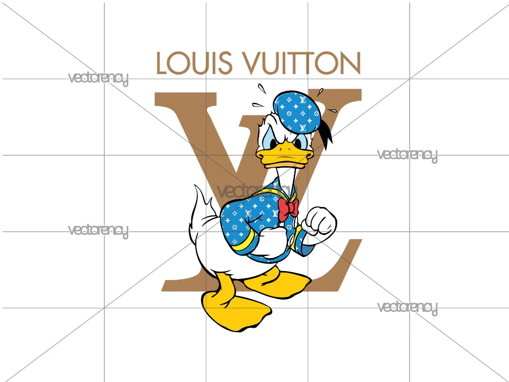 Donald Duck Louis Vuitton PNG Vector SVG Images