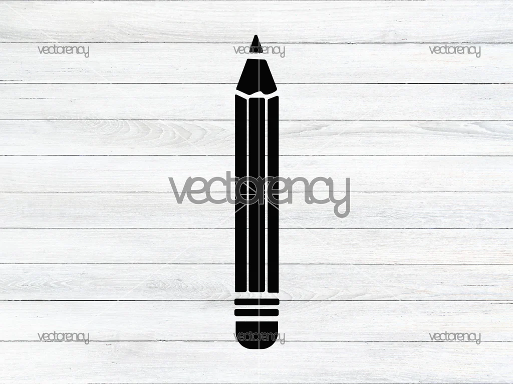Pencil SVG Black and White