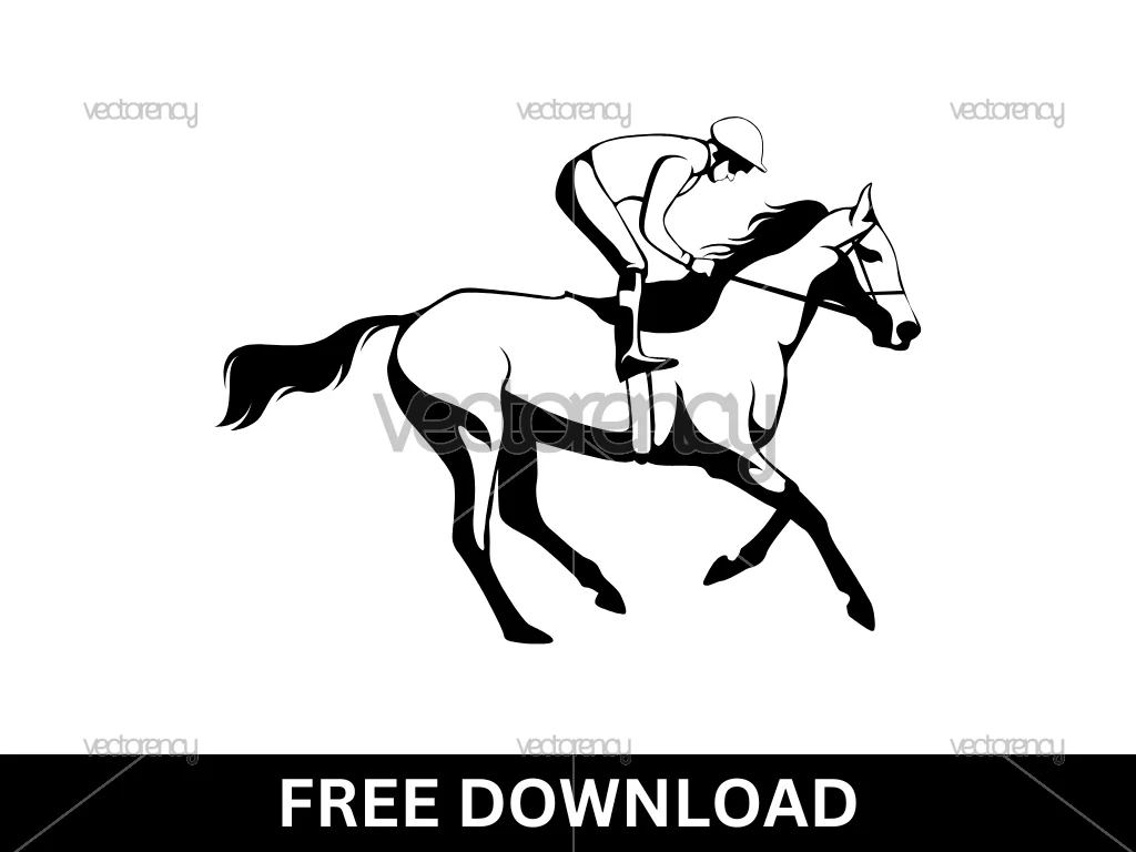 Free Horse Racing Clipart SVG