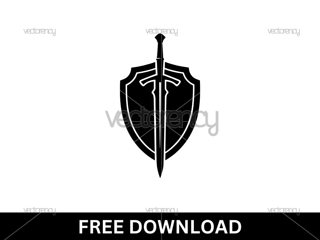 Free Shield And Sword Logo