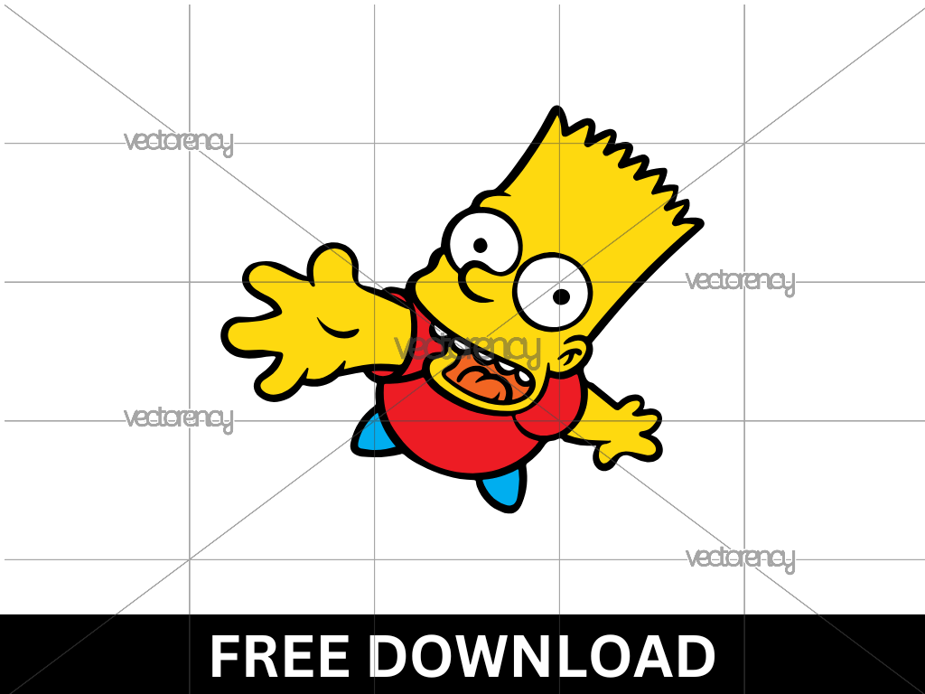 Bart Simpson SVG EPS Free Download