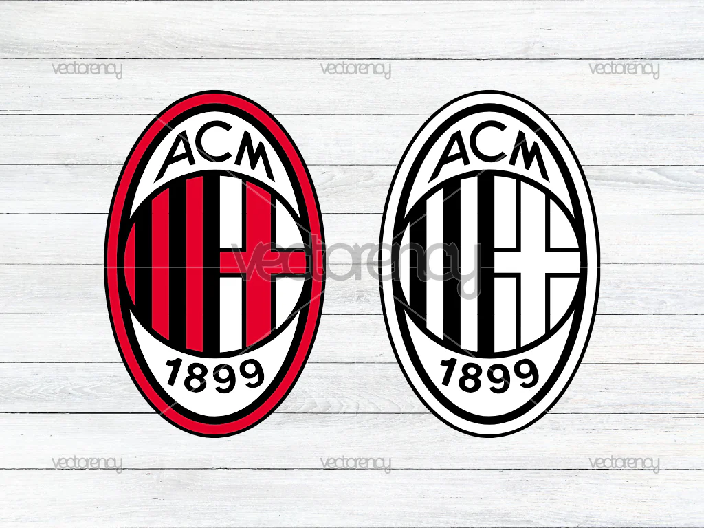 AC Milan Logo PNG Transparent Multicolor EPS SVG