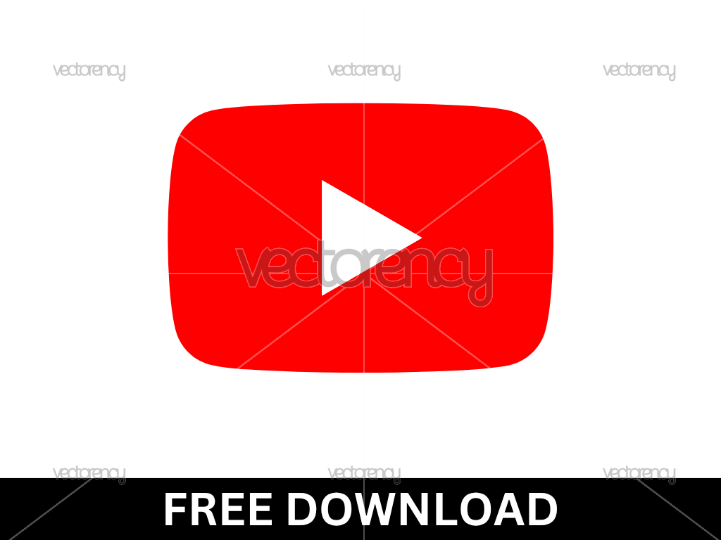 YouTube Symbol Icon Red Free SVG