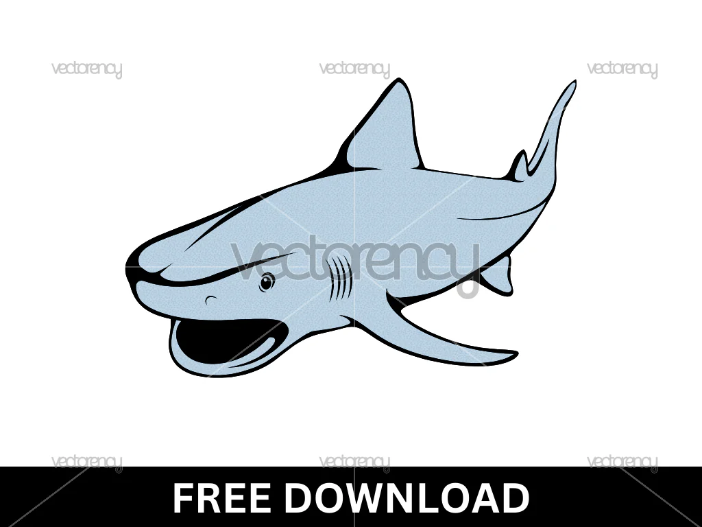 Free Vector Illustration Shark