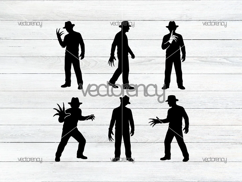 Freddy Krueger Silhouette Vector