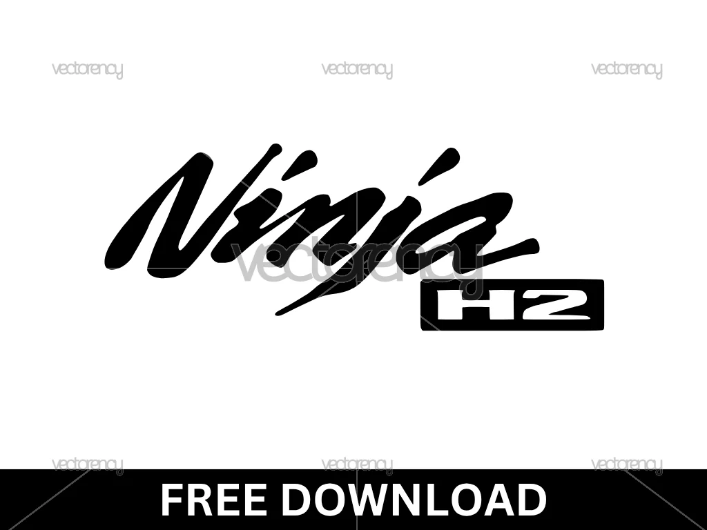 Ninja H2 Logo SVG Cut File Free