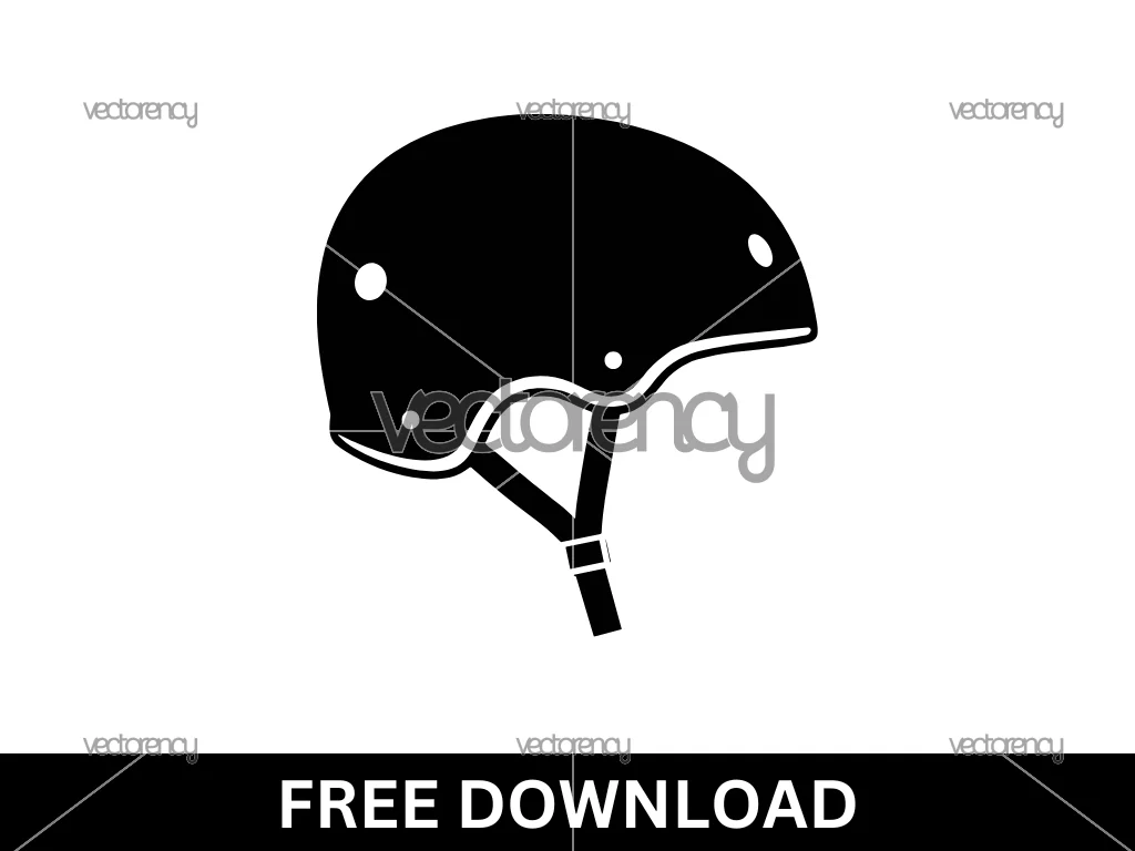 Skateboard Helmet SVG Free Download