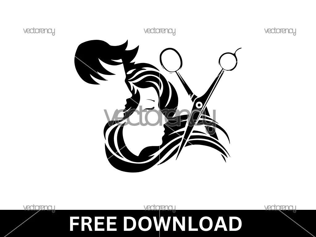 Free Hair Salon SVG Vector Image
