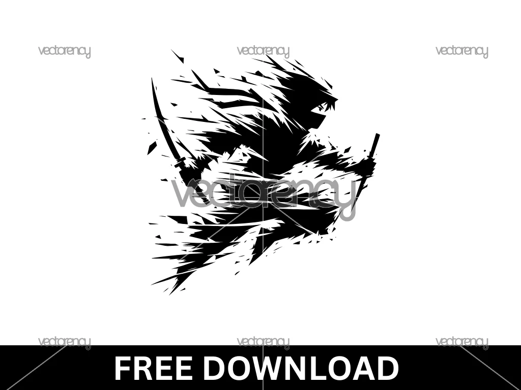 Ninja Kid SVG Clipart Free