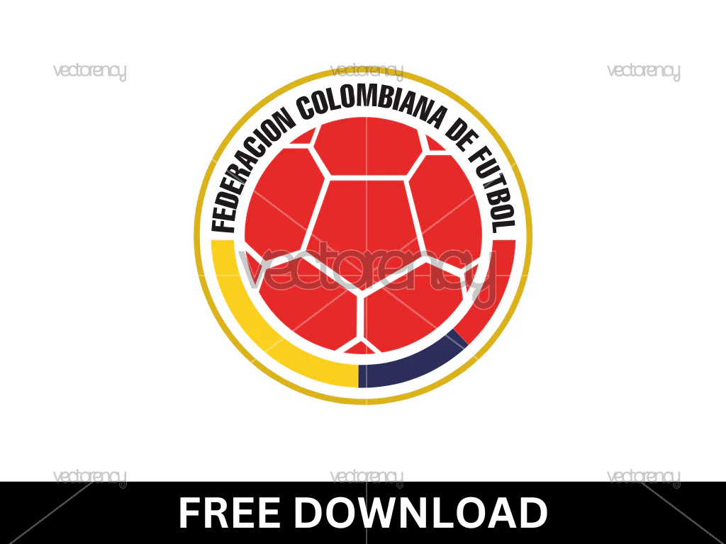 Colombia National Football Team Logo SVG Free Download
