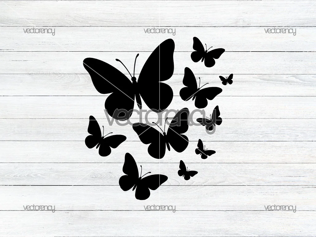 Butterflies SVG