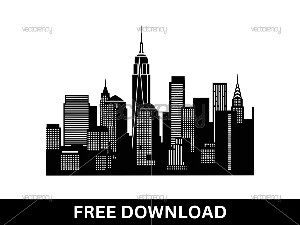 Free NYC Skyline Vector