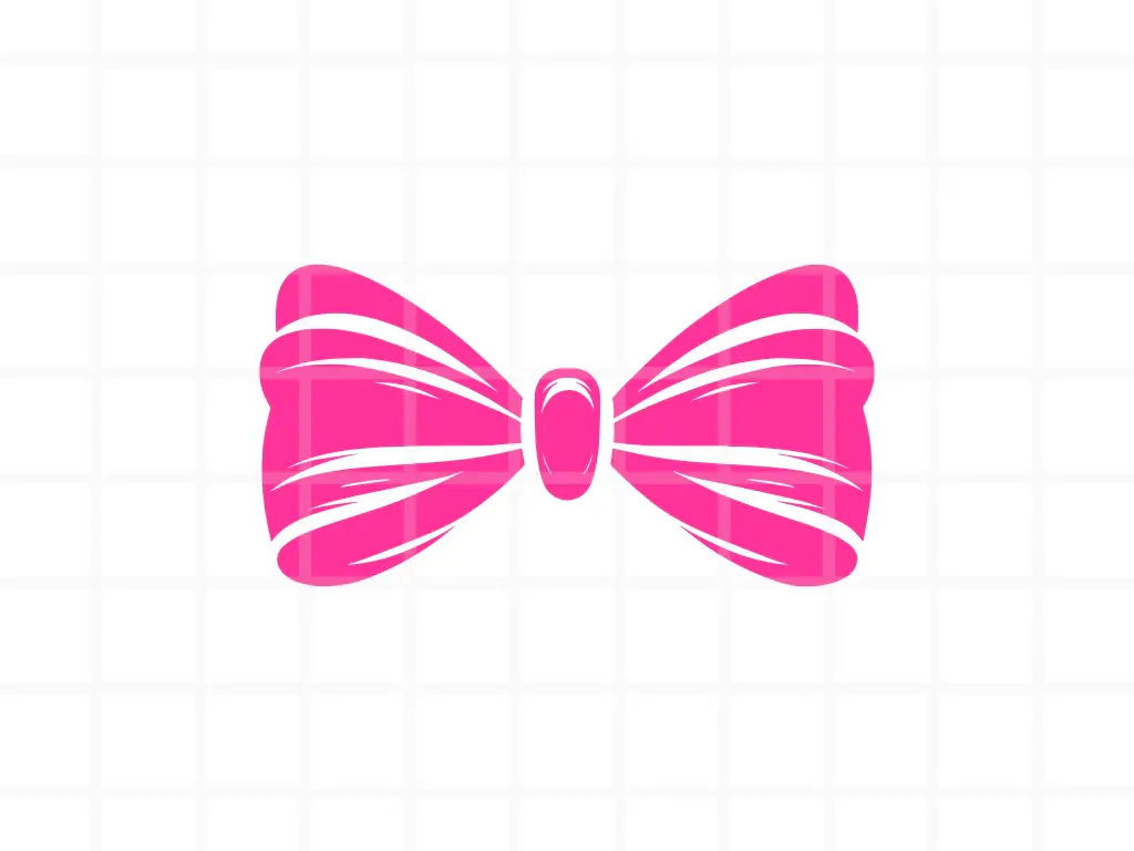 Pink Bow PNG SVG Free Download