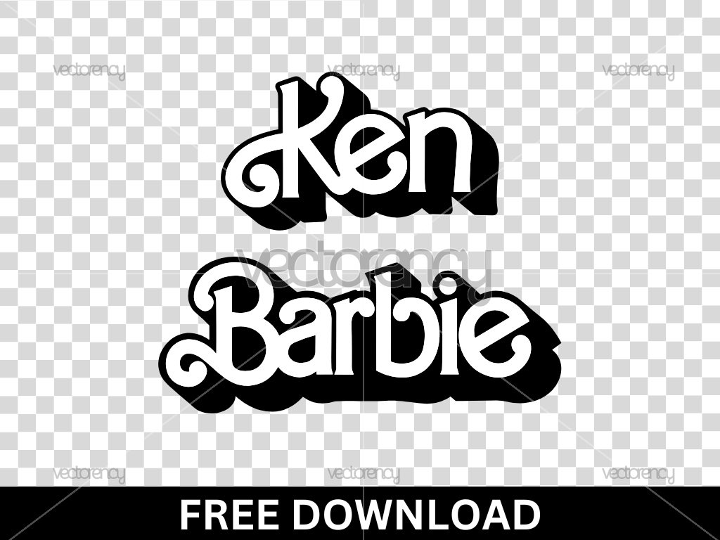 Barbie and Ken Logo Free Download