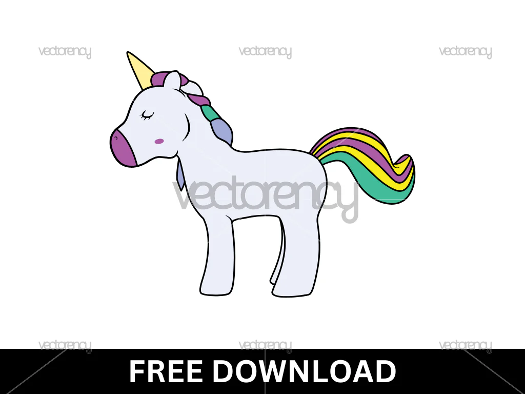 Free Unicorn 3d SVG