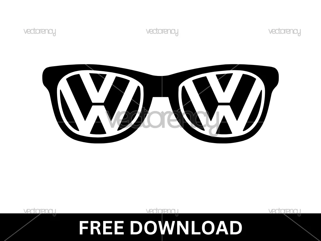 Logo VW Sunglasses SVG Free