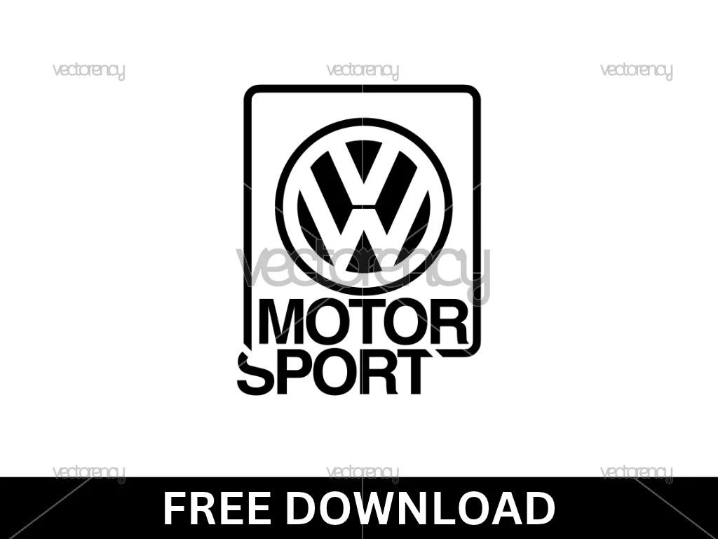 VW Motor Sport Logo SVG Free