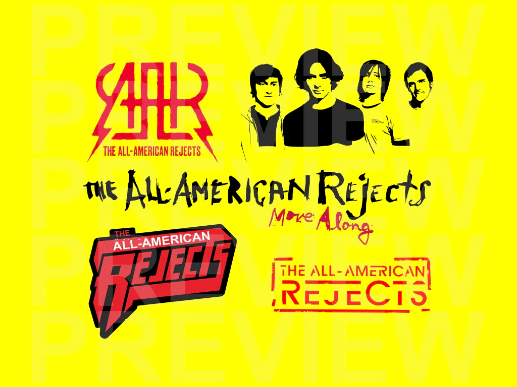 5 The All American Rejects SVG PNG EPS