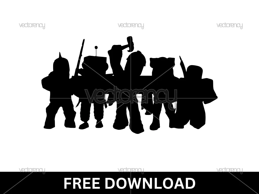 Roblox Silhouette SVG Free Download