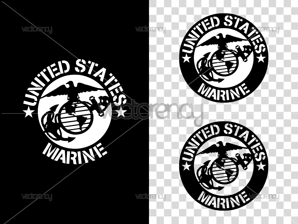 United States Marine SVG Cricut Layered Vector