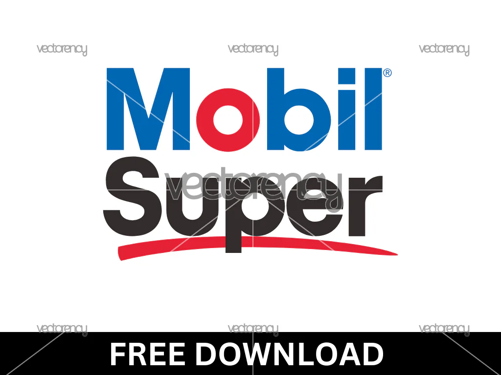 Mobil Super Logo SVG Free