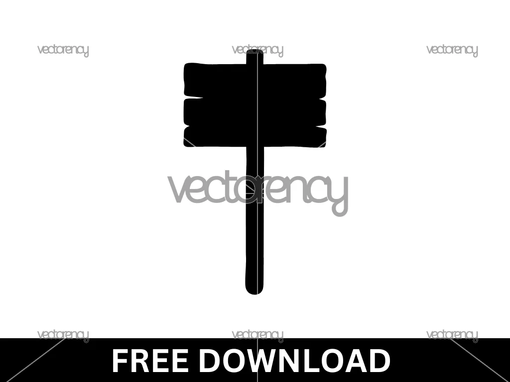 Wooden Sign SVG Free Download