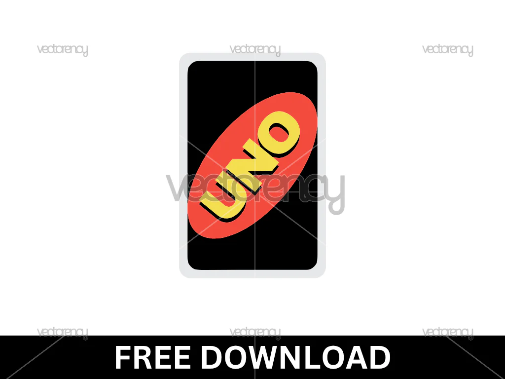 UNO Card Vector SVG Free