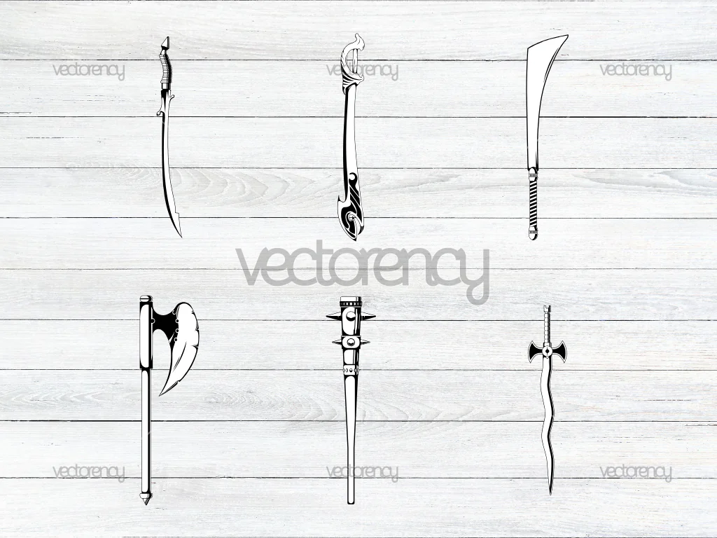 Swords SVG Vector