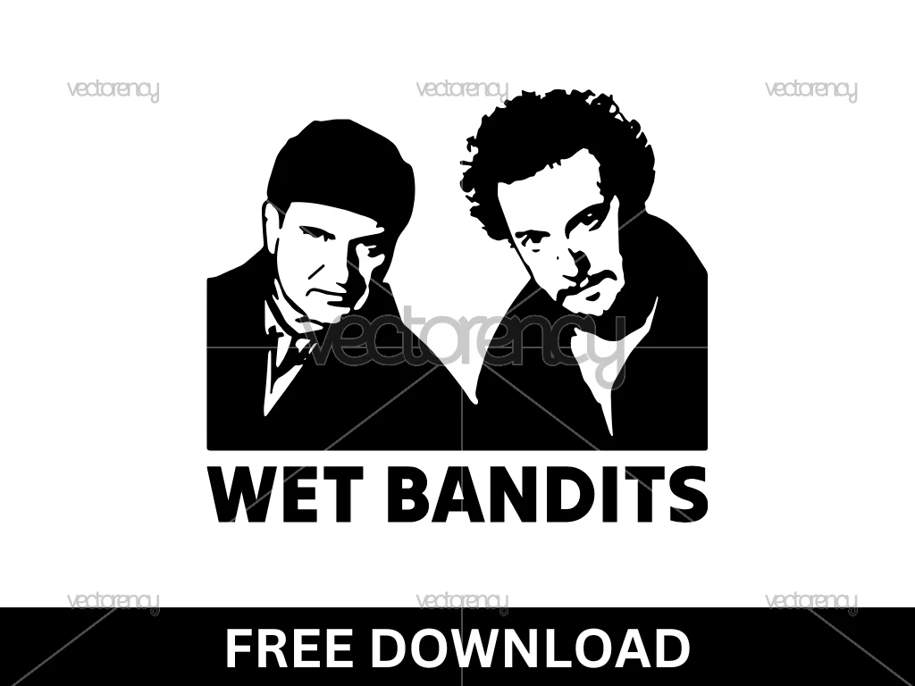 Wet Bandits Home Alone Movies SVG Free